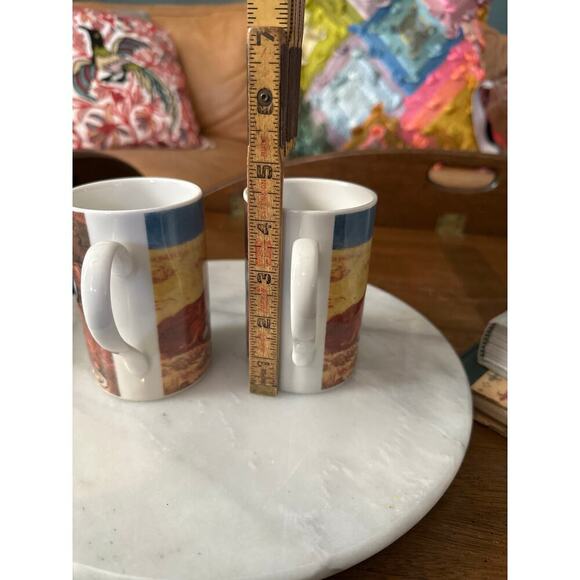 2 Vintage Dunoon Vincent Van Gogh Coffee Mug - Picture 8 of 8